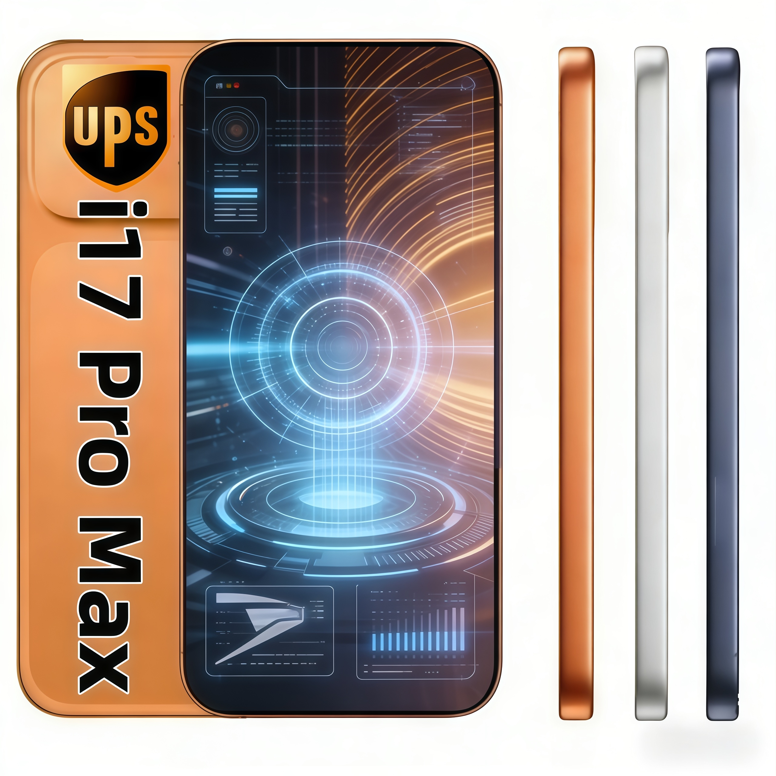 cellphone i16 i17 Pro Max 16+1TB wireless charging network 5G smartphone unlock 7.3 full HD 72+108MP pixel fingerprint unlock facial recognition