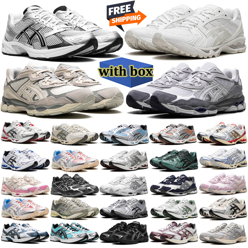with box nyc gel men women running shoes designer sneakers outdoor durable trainers athletic sports shoe
