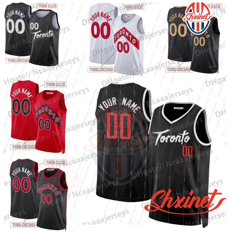 Personalized Custom 2025-26 CITY Jersey Scottie Barnes 4 Carter 15 Custom Basketball Barrett Stitched Any Number And Any Name