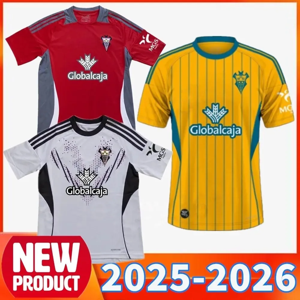 2025 2026 Albacete Soccer Jerseys 25 26 Home Away Football Shirt MEN Camiseta Albacete Balompie Futbol Jersey EFTE MEDINA MORCI uniforms Albacete Jerseys