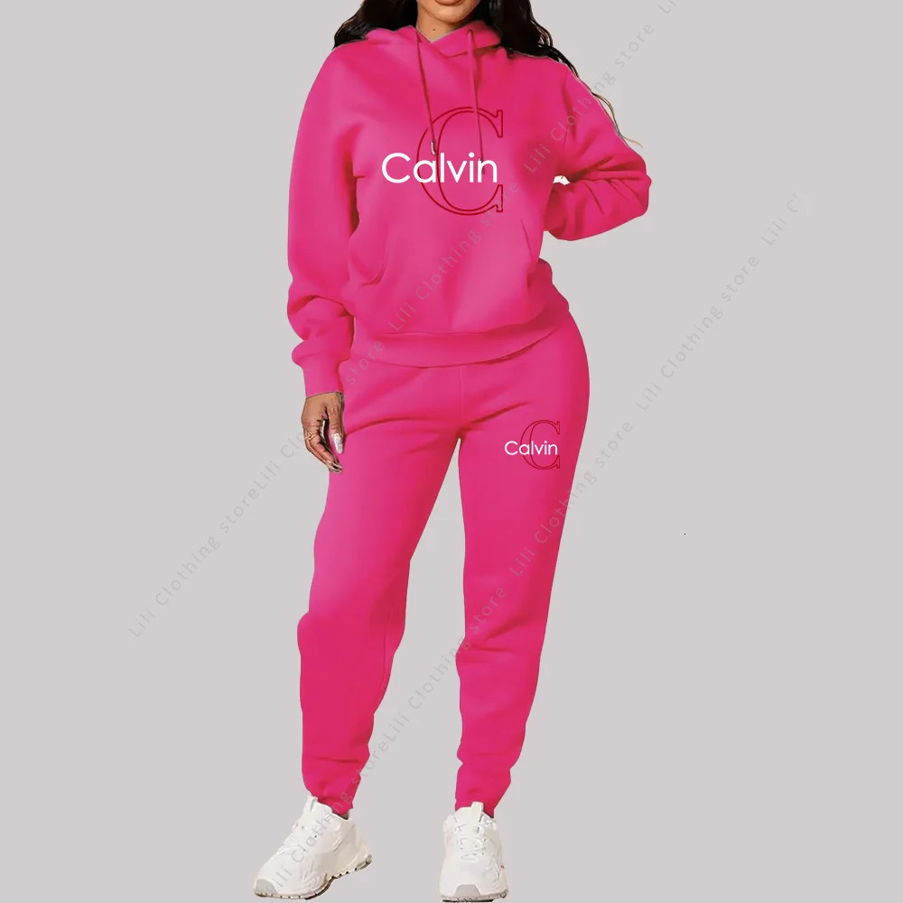 Ladies Tracksuit Aesthetic er Clothes Trend Sportswear High quality Hoodies Sweatpants 2 piece Outfits Women Sets 251231