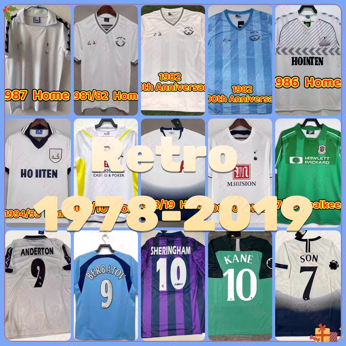 ToTTenHaM Retro soccer jerseyS 2006 07 08 09 1983 84 1986 sPur Klinsmann GAscOIGNE ANDERTON SHerINGHAM 1991 92 93 94 95 98 1999 classic Vintage SHIRTS uniforms 97 99