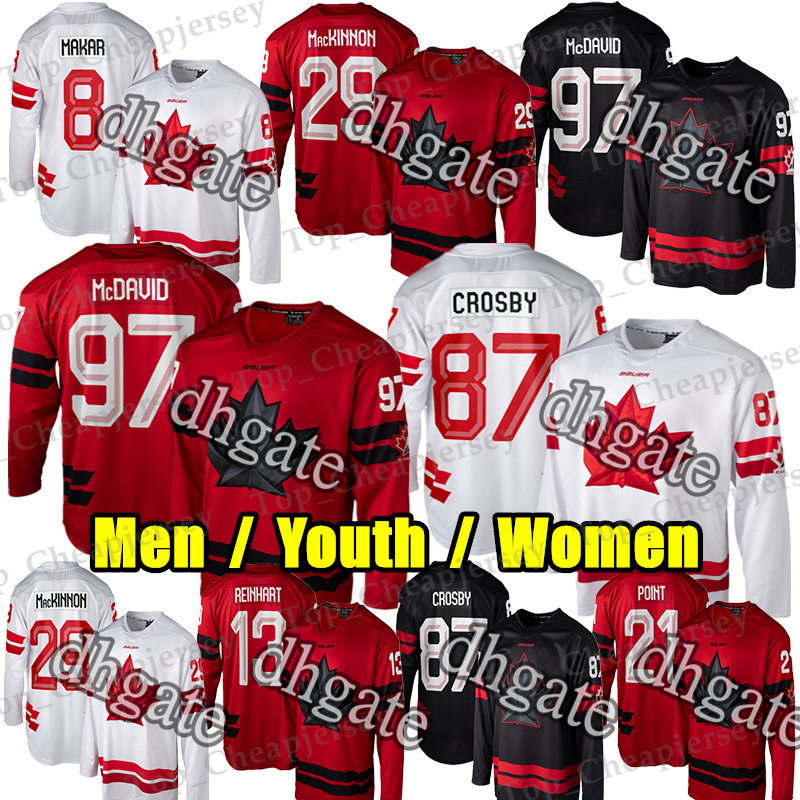 #87 Sidney Crosby team canada hockey jersey 2026 olympices jersey #97 Connor McDavid Macklin Celebrini Nathan MacKinnon Cale Makar Nick Suzuki Brad Marchand jerseys