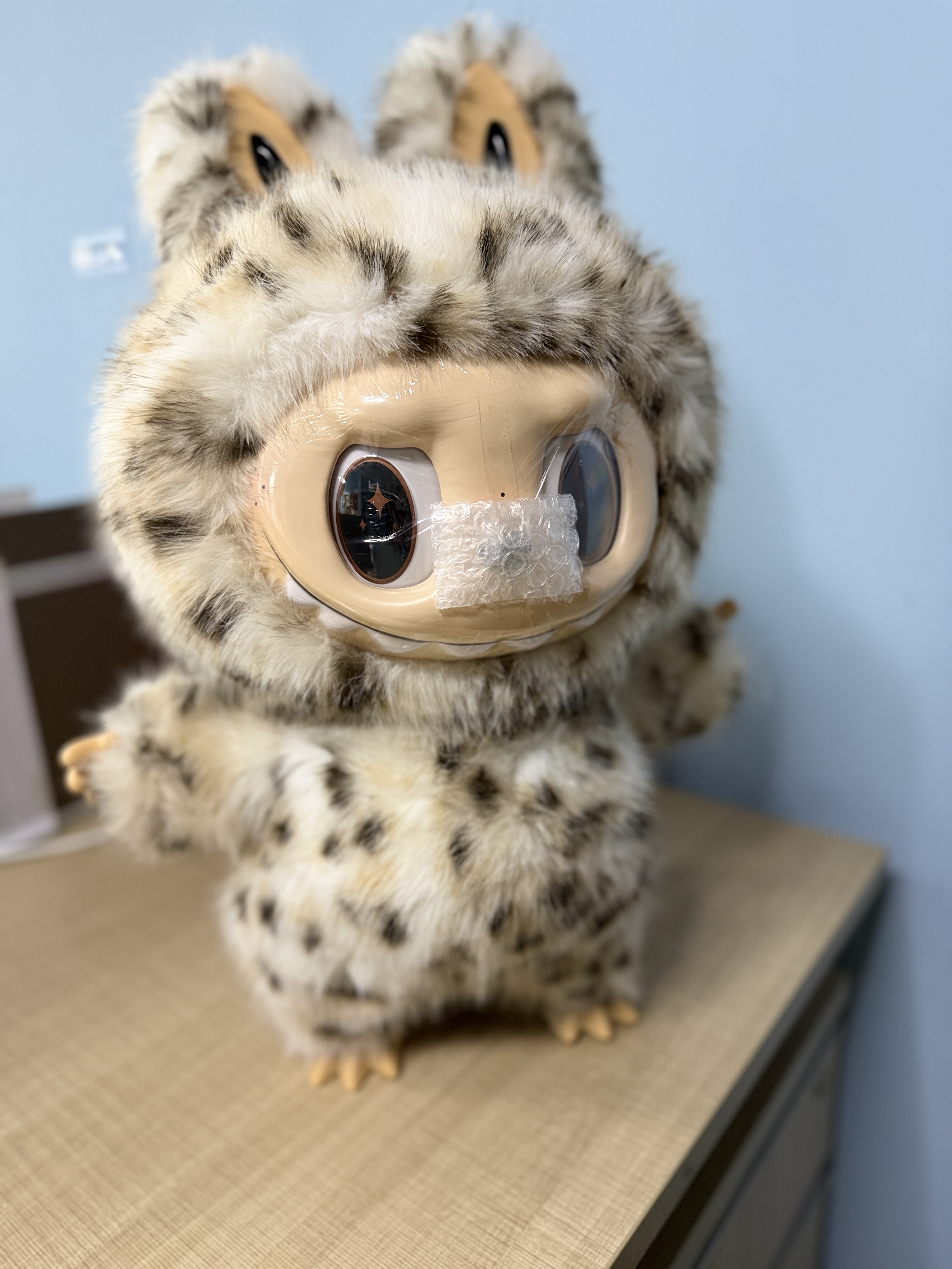 58cm labubu zimomo the MONSTERS ANGEL in CLOUDS 58cm Vinyl Face Doll QIAOWANTONG