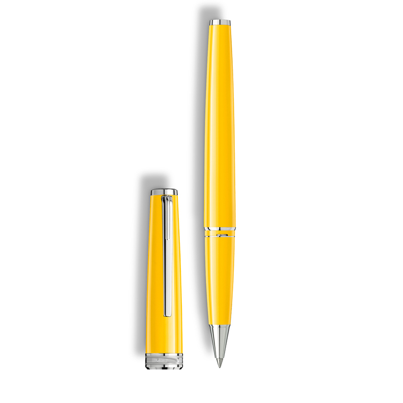 Mont Luxury pen Lemon Yellow Rollerball Ballpoint Fountain pens Office School Writing Stationery Top gift