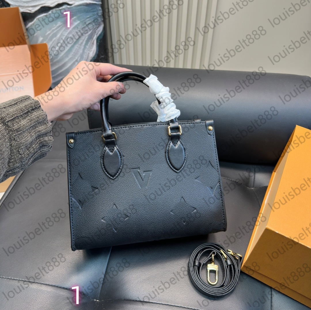 tote bag large capacity monogram Handbag High Quality Fashion Classic Woman leather Handbags Shopping Bags Travel Bags wallets with dust bag