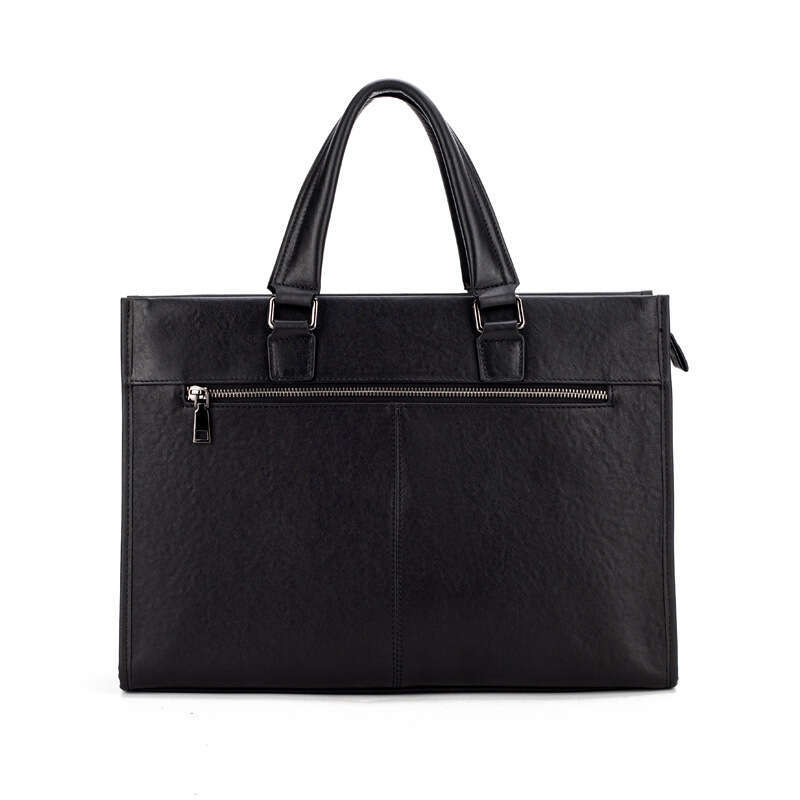 Luxury shoulder bag handbag Hobo new leather men's briefcase cowhide horizontal computer travel SENYY