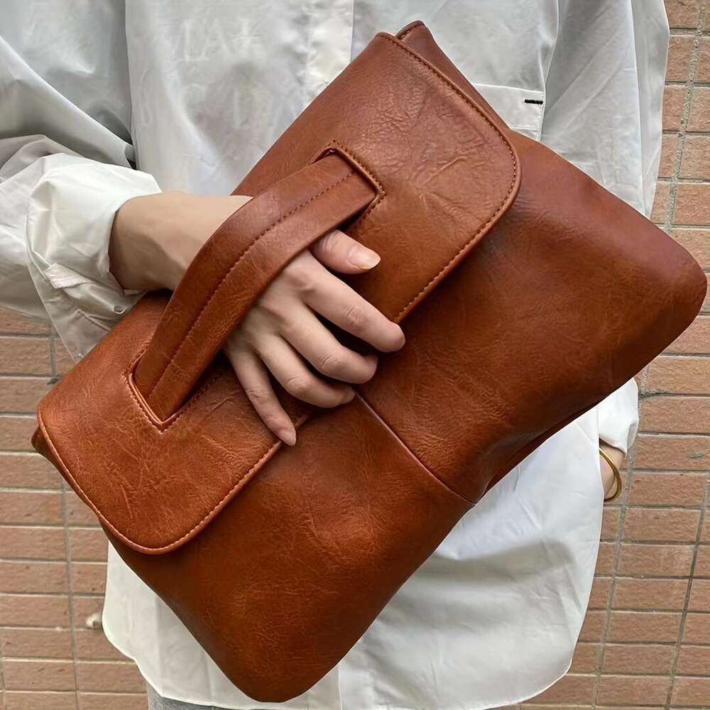 JINXIANGGUO Clutch Bags Women S Clutch With Flap Opening New Large Capacity Simple Fashion Handbag High End Synthetic Leather Clutch Elegant Envelope 
