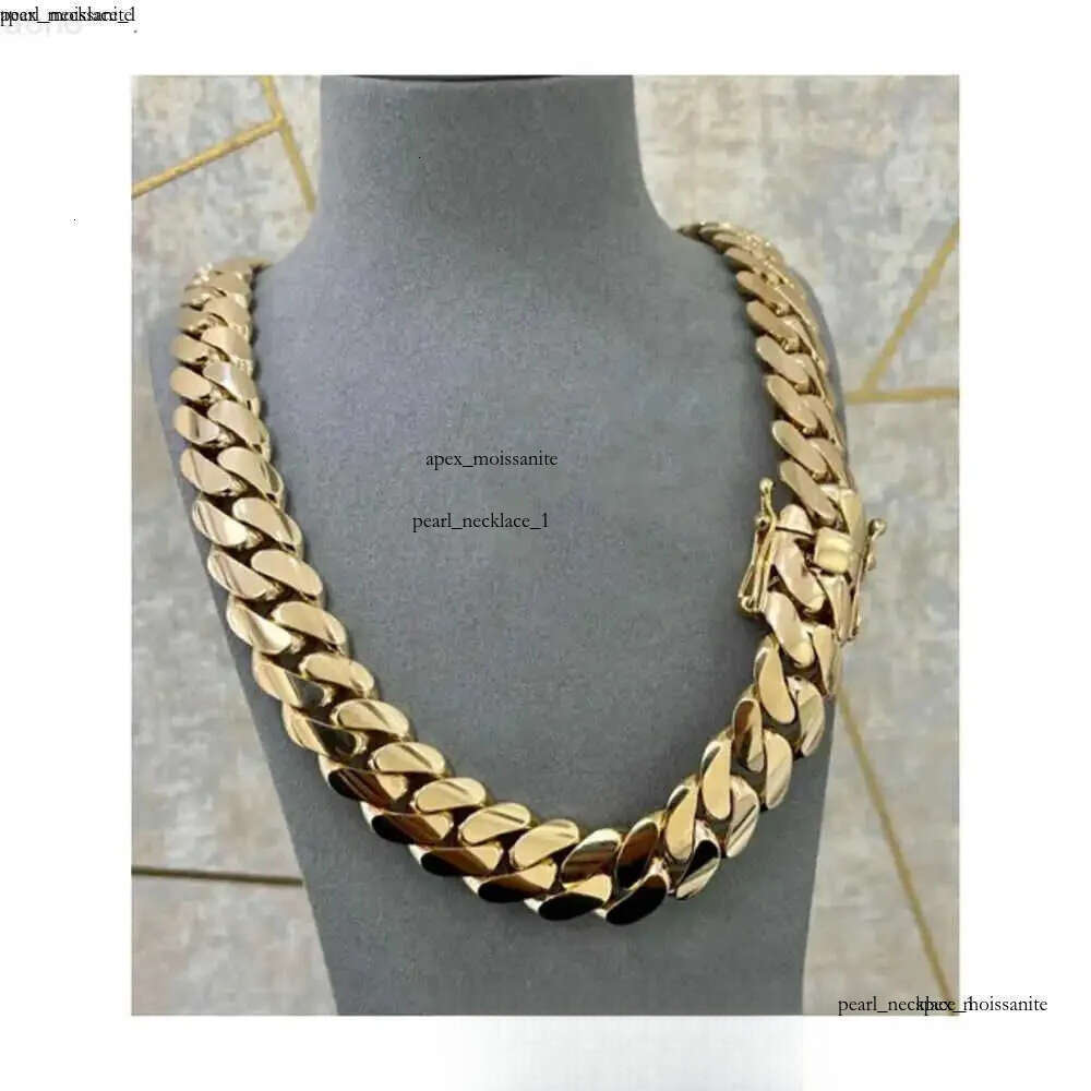 Handmade 22mm 24 Miami Cuban Link 520grams Heavy Solid 925 Sterling Silver 14k Gold Plated Curb Hiphop Chain