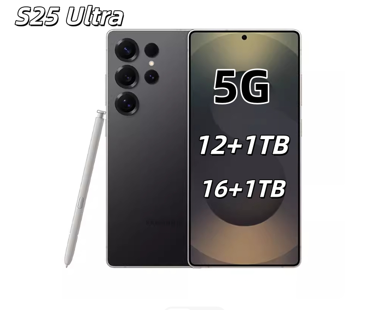 New S25 Ultra phone with 7.3-inch Super AMOLED touch screen and advanced security features unlocked 1TB memory