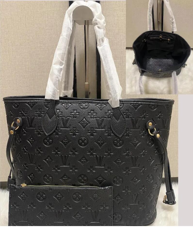 Designer Bag 2pcs Set Embossed Flower Women Crossbody Handbag Shoulder Bags Fashion Composite Ladys Clutch Tote Bag Female Coin Purse wallet louisities vittonn bag