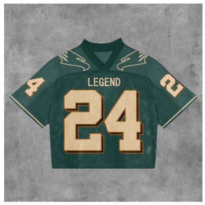 2026 Cross-Border Jersey European and American Foreign Trade New Casual V-Neck Short Sleeve Digital Print Pullover Men's T-Shirt