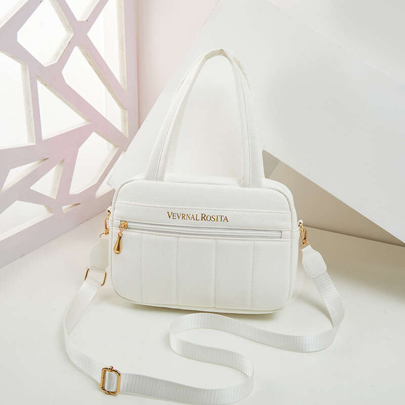 Chocolate Makeup 2025 New Ladies Handbags Large Capacity Three-Layer Pillow Bag