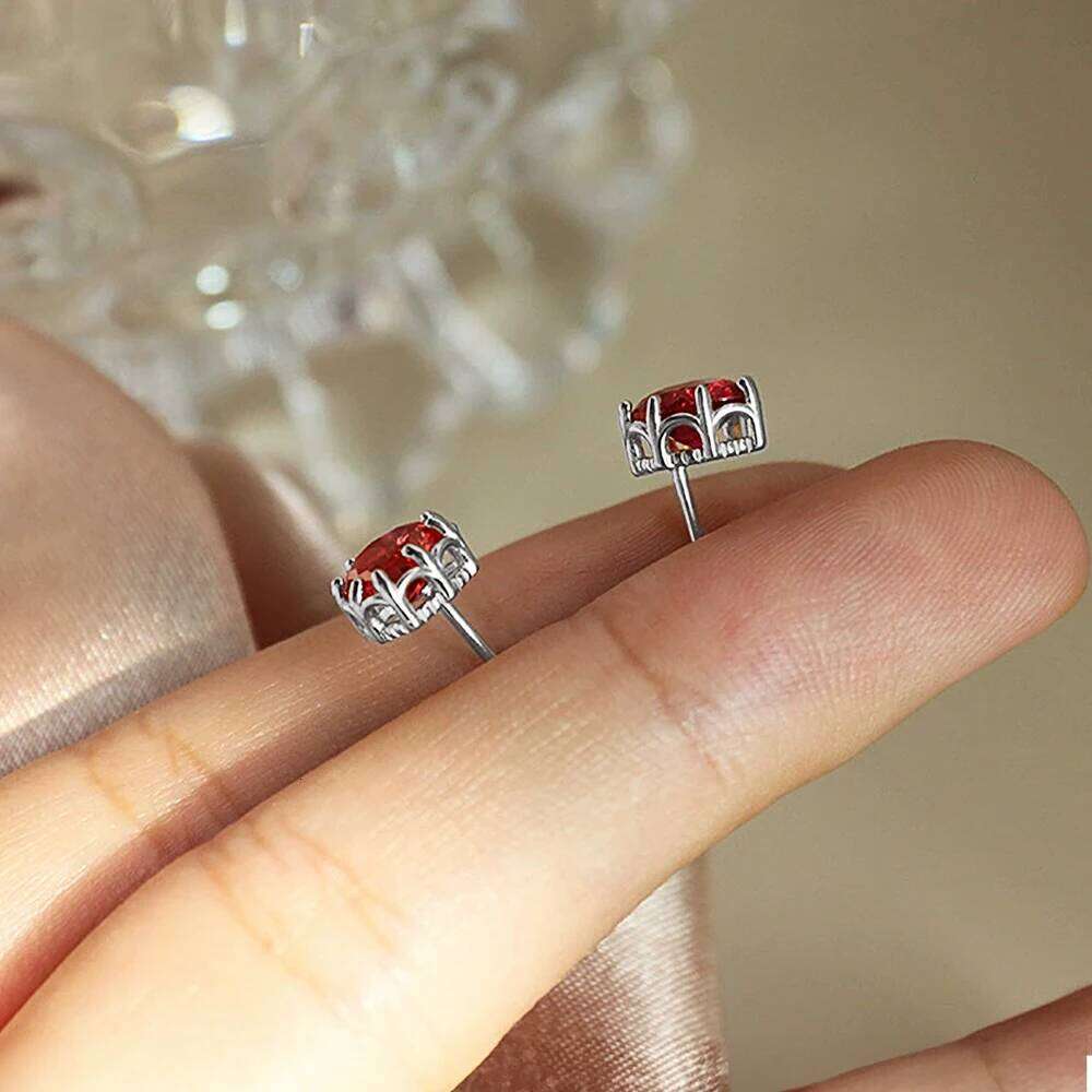 Aide Magical Star Moon Stud Earrings Europe Fashion 18K Gold Color Jewelry For Women Summer New Sterling Silver 925 Vintage Gift