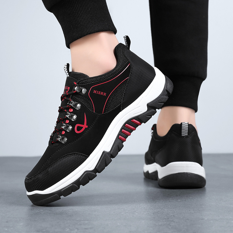 Popular Big Size Men's Casual & Hiking Shoes, 2026 Spring New Outdoor Walking Shoes, Western Style Comfort Footwear