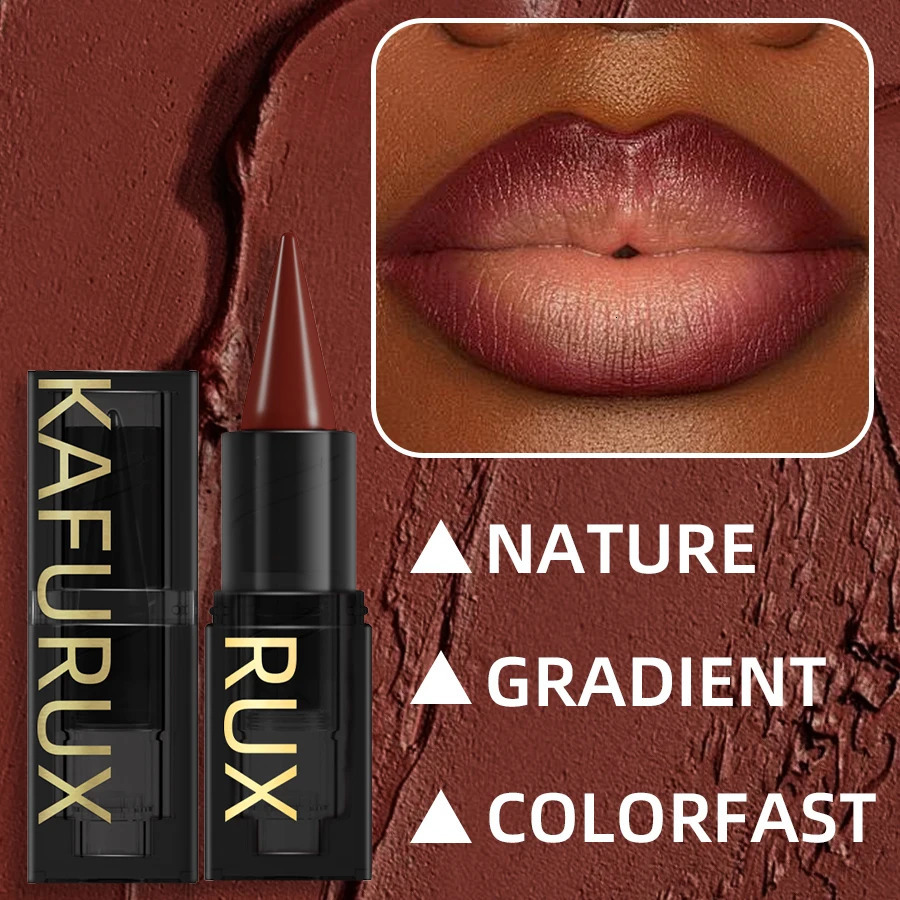 1pc nude brown lip liner pen lipstick matte smooth waterproof lipliner pencil long lasting non-stick cup lip tint makeup cosmeti 251230