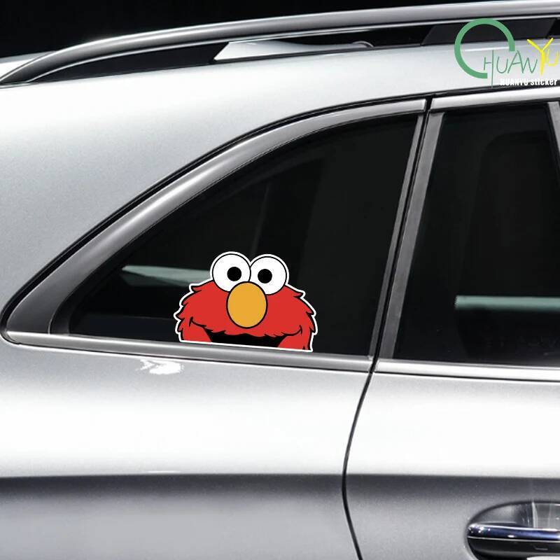 Bestseller 3D Funny Elmo Peeking Cartoon Sticker Window Truck Vinyl Decal Laptop Car Motorcycle Products ddmycat