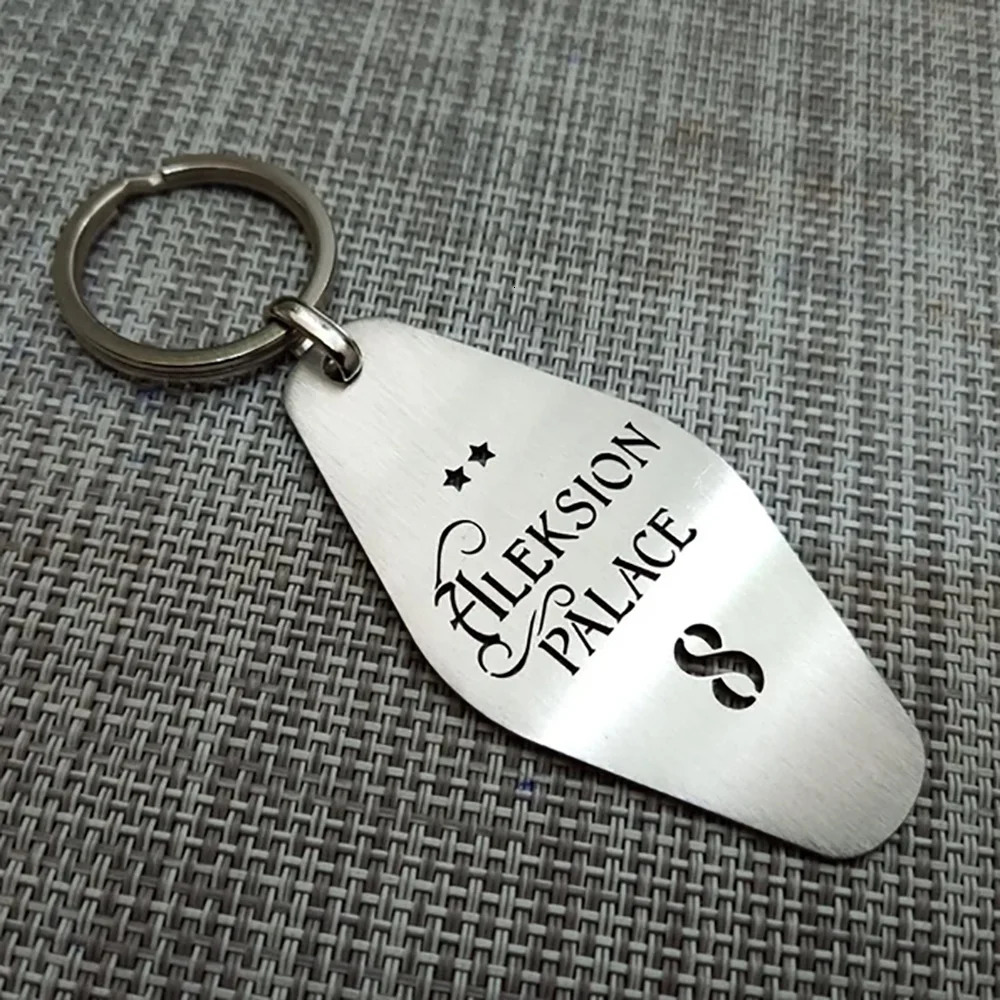 Custom el Metal Keychain Personalized Digital Hollow Stainless Steel Keyring Jewelry 2025 Wholesale Drop 251230