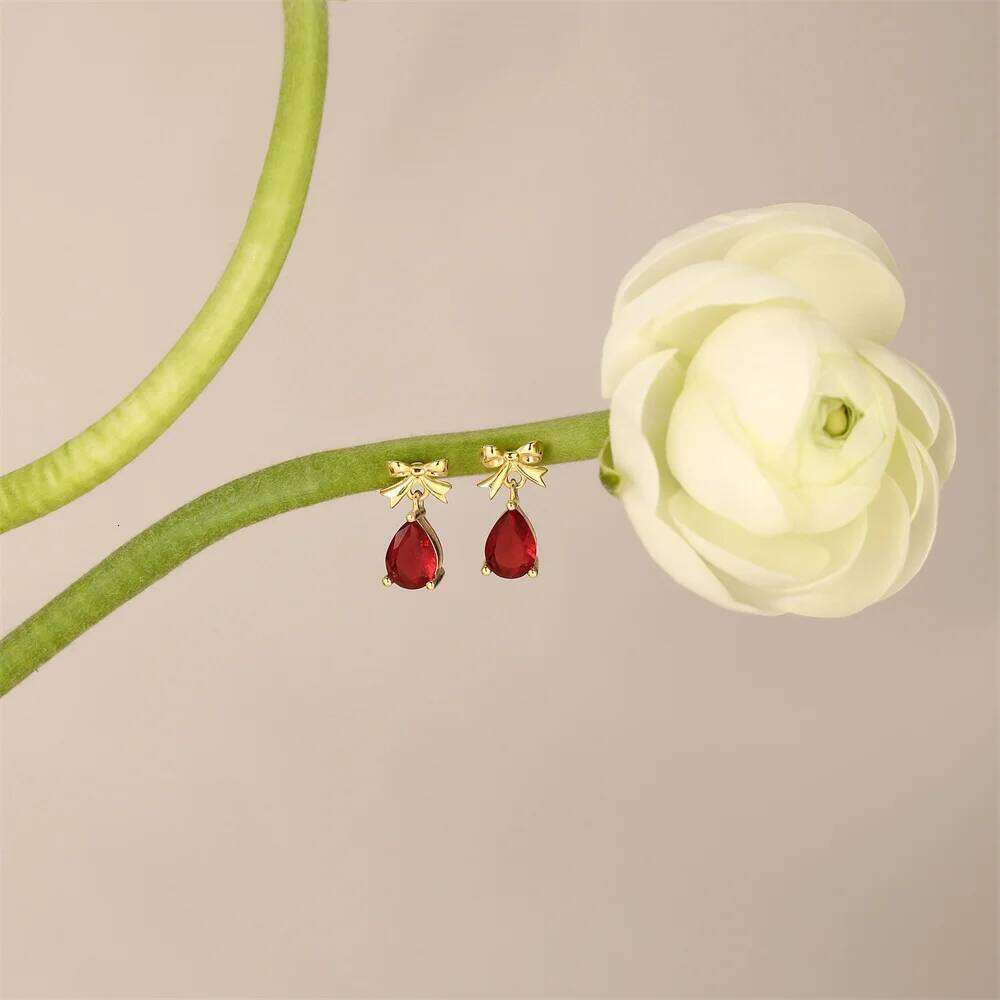 Aide 925 Sterling Silver Butterfly Purple CZ Stud Earrings For Women Girls Kids Exquisite Romantic Jewelry Orecchini Aros Aretes