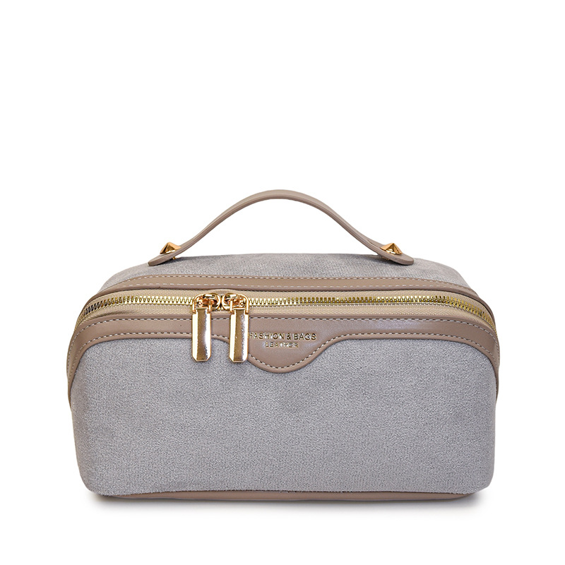 New Design Bag Cross-border Large Capacity High-end Feel Hand-held storage Bag Portable Travel Makeup Bag Toiletry Bag Free shipping