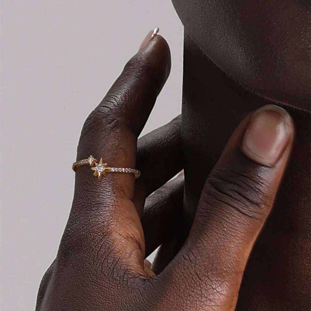 Aide 925 Sterling Silver Unique Simple Ring Women Fine Jewelry Finger Opening Vintage Handmade Rings Allergy For Party