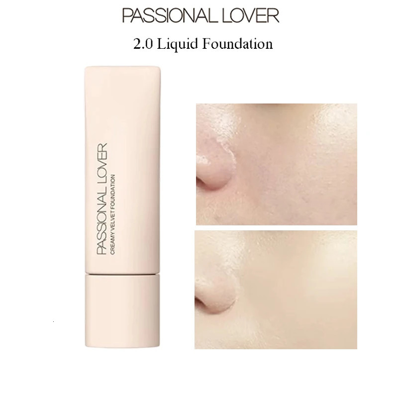 Passional Lover Liquid Foundation Concealer Matte Soft Waterproof BB Cream Oil Control Longlasting Face Base Makeup For Dry Skin 251230