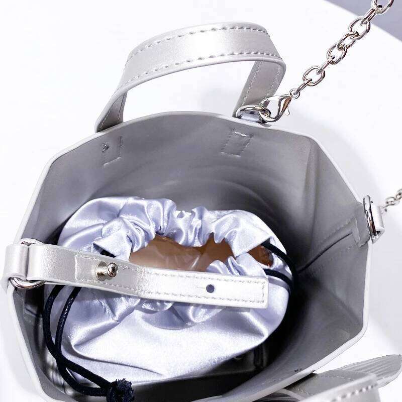 Appliques Petal Evening Bags For Women Luxury Designer Handbag And Purses 2024 New In PU Flower With Inner Pocket Chain Shoulder