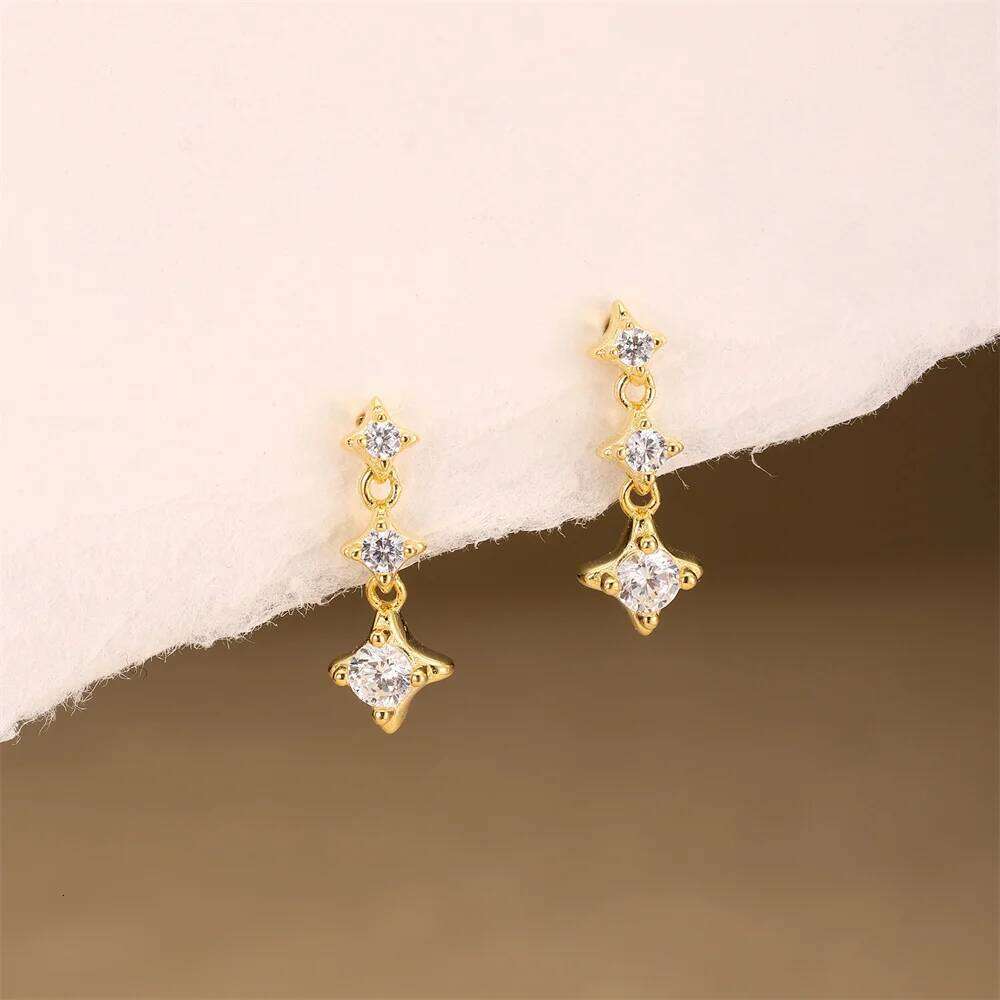 Aide 925 Sterling Silver Long Tassel Pendant Dangle Earrings for Women Trend Korean Fashion Drop Earring Wedding Luxury Jewelry