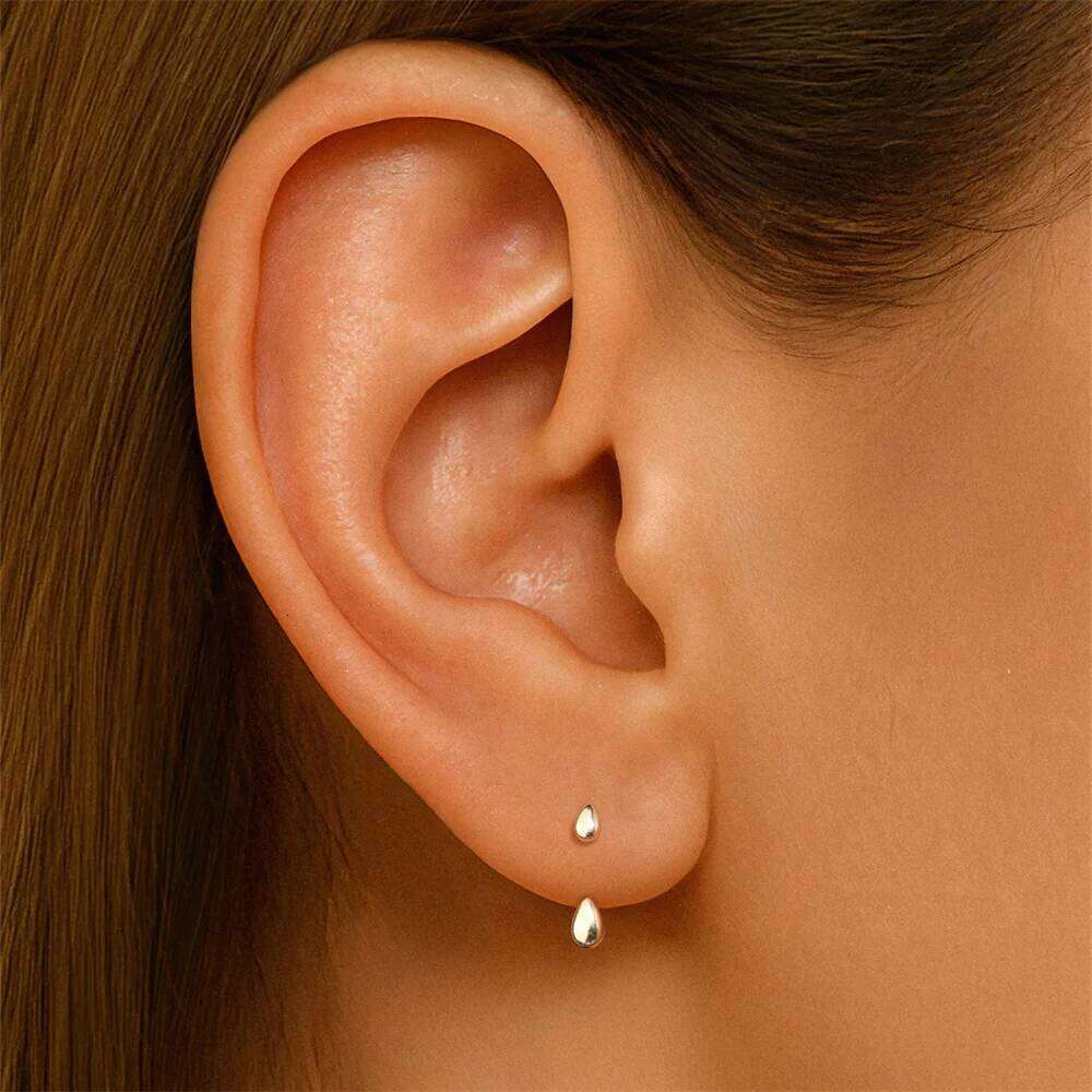 Aide 925 Sterling Silver Jacket Stud Earring for Women New Arrivals Unique Ear Studs Accessories Fine Jewelry