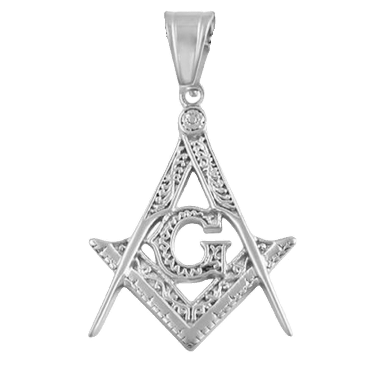Luxury Brand Designer Jewelry European And American Source Factory Direct Supply Classic Retro Trend AG Masonic Brotherhood Pendant In Stock Wholesale