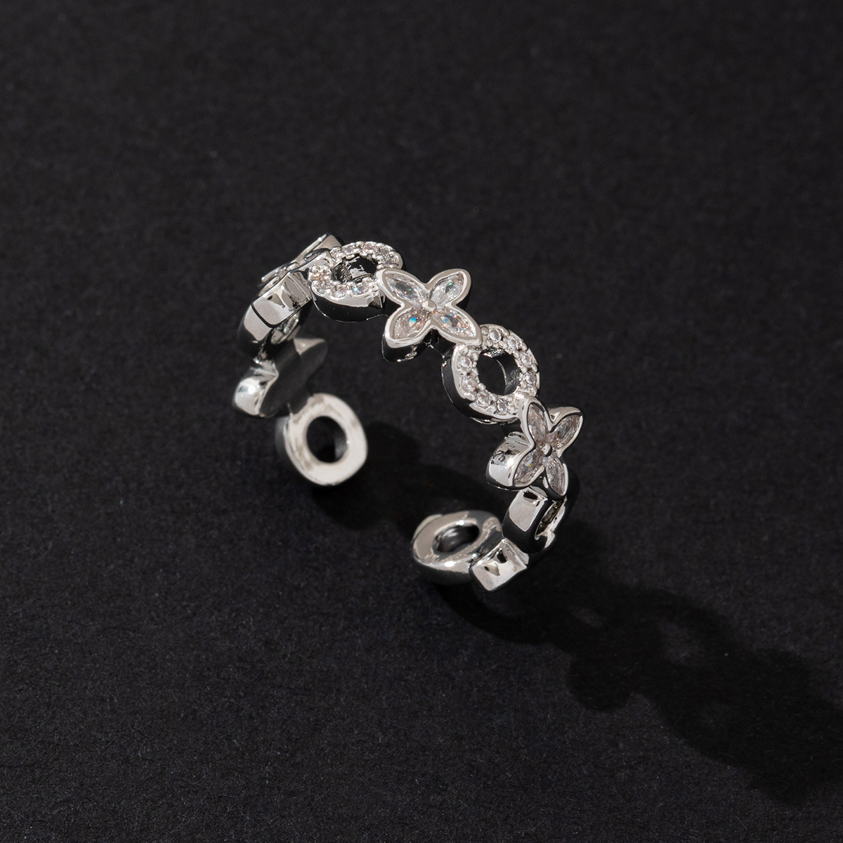 Luxury Brand Designer Jewelry Minimalist Niche Hexagram Ring For Women, Niche Light Luxury Versatile Elegant High-End Couple Ring Gift For Women