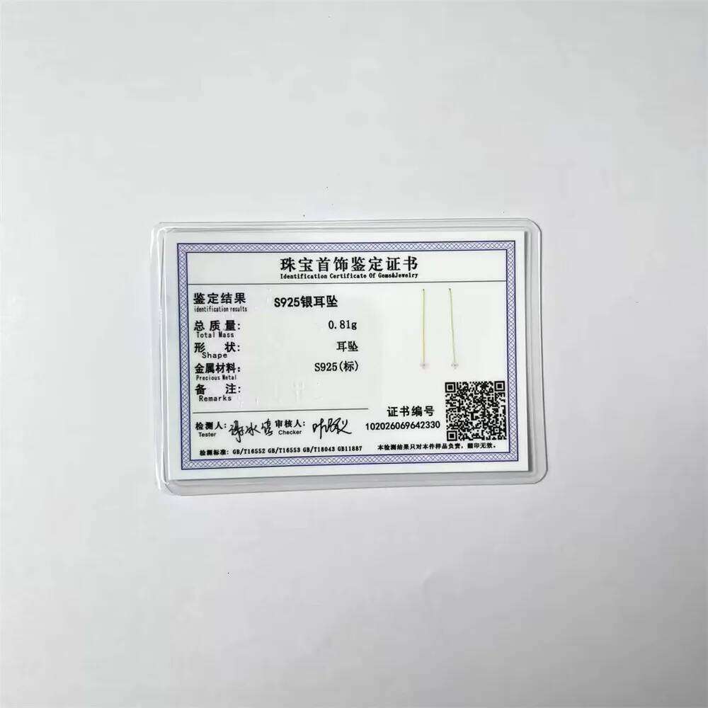 Aide Long Chain Tassel Four-leaf Zircon 925 Sterling Silver Drop For Women Minimalist 18K Gold Earrings Fine Jewelry