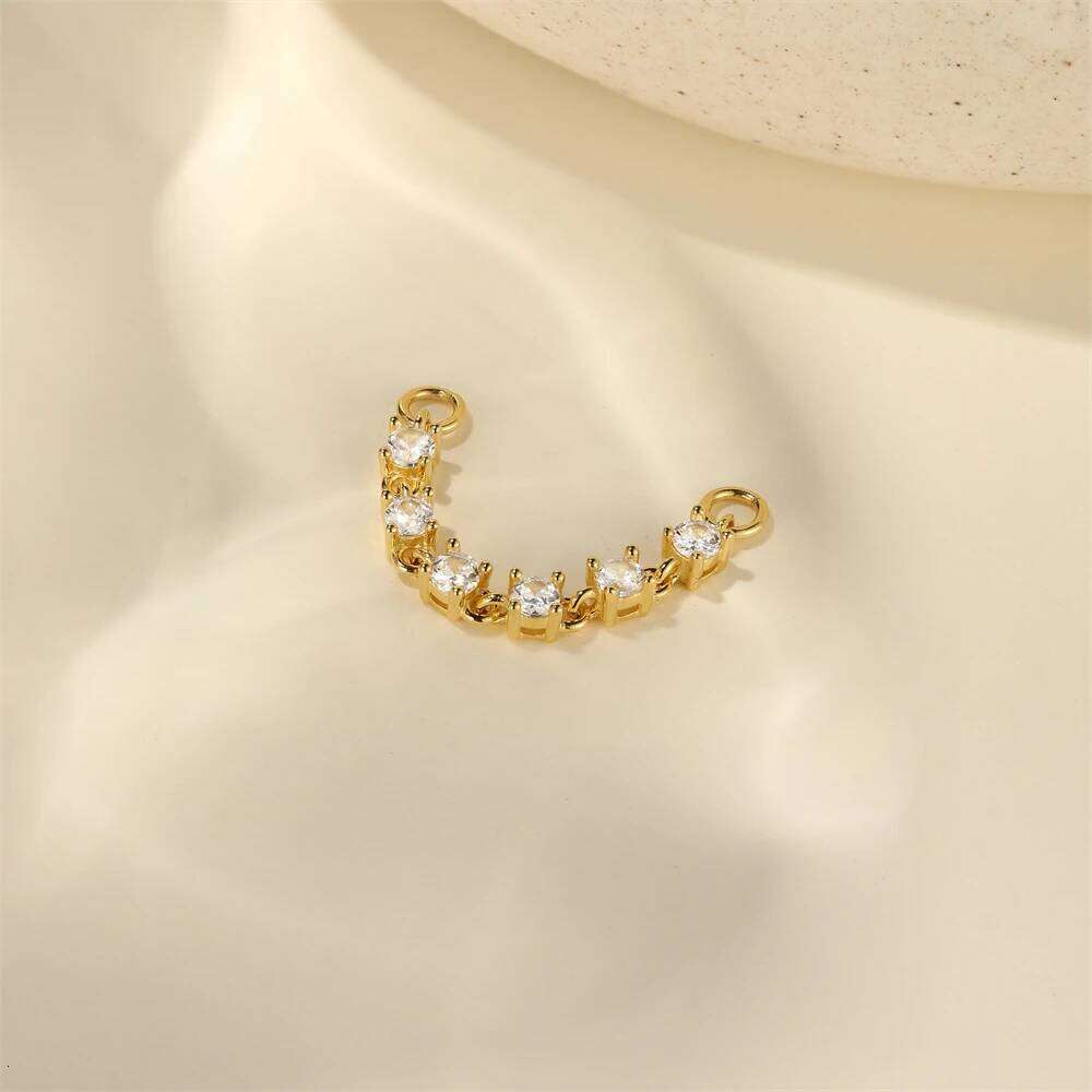 Aide Exquisite 925 Sterling Silver Tassel Chain for Women Simple Full Zircon Ear Piercing Earrings Fashion Jewel aretes