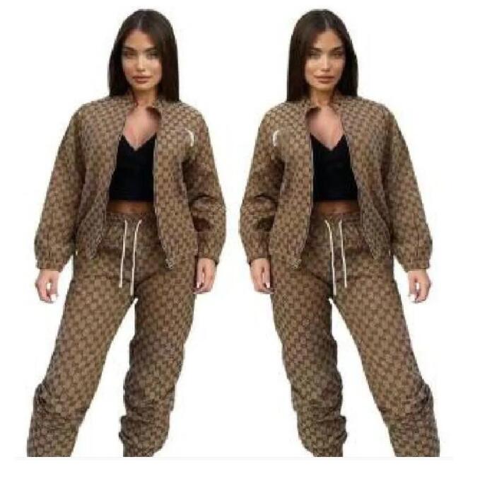Designer women Tracksuit New brand for Women's Two Piece Casual Fashion Two-piece Jogger Set jacket + pant Ladies Sweat Suits