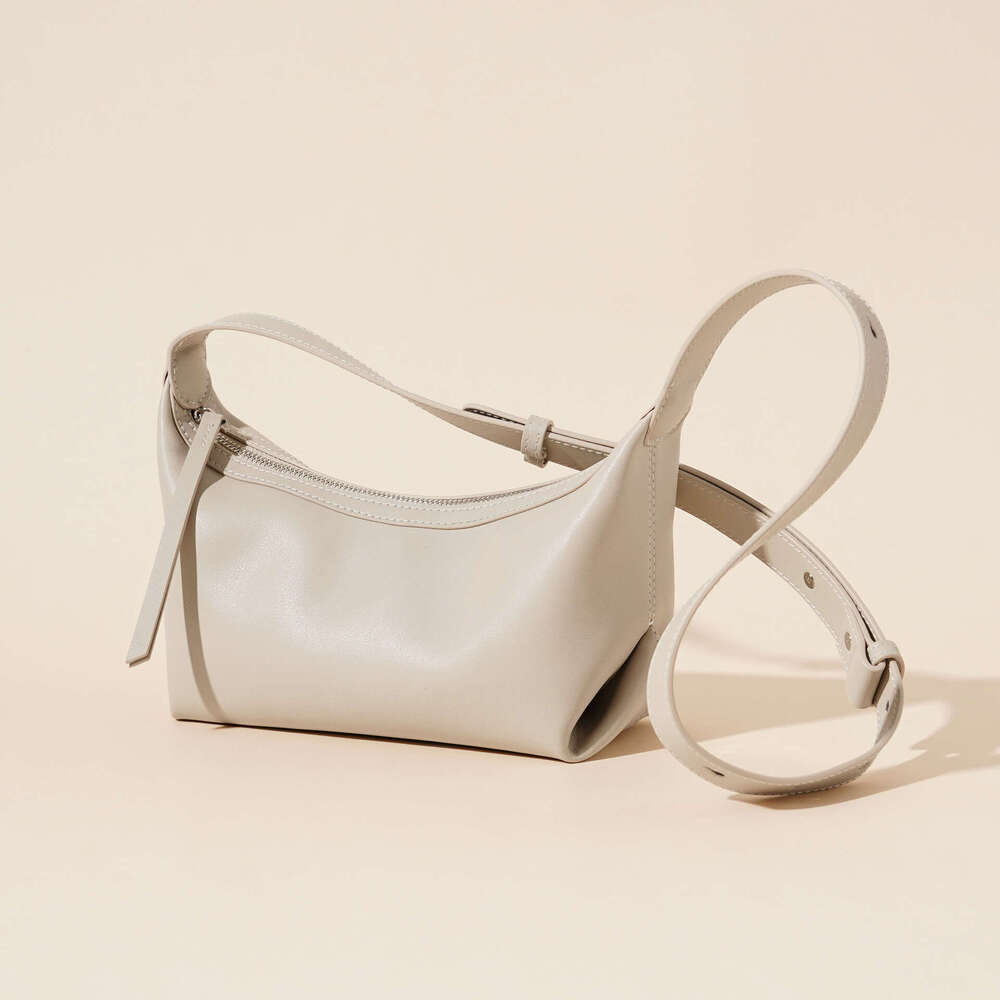 toteBag Shoulder ROSE NOIRE New Style Cowhide Dumpling Niche Design Fashion Versatile Underarm High-end Genuine Leather Shoulder Crossbody Bag