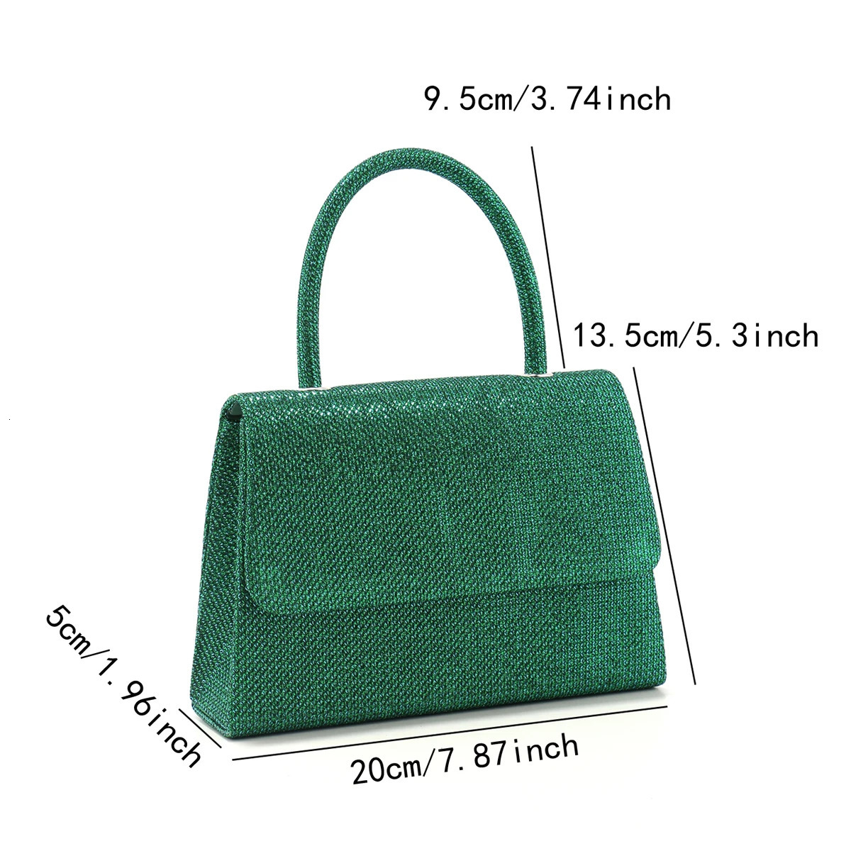 Bucket Sequins Evening Bags Box Ladies Small Clutch Glitter Elegant Handbags Green Merry Christmas Day Purse For Prom Din 251231