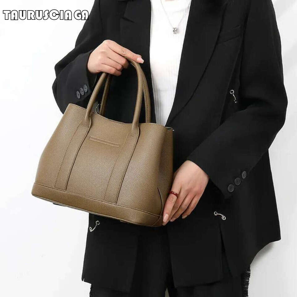 TAURUSCIAGA Korean style Women's Handbag Mom large capacity crossbody Bag 2025 New PU Leather shoulder for commuting tote bag