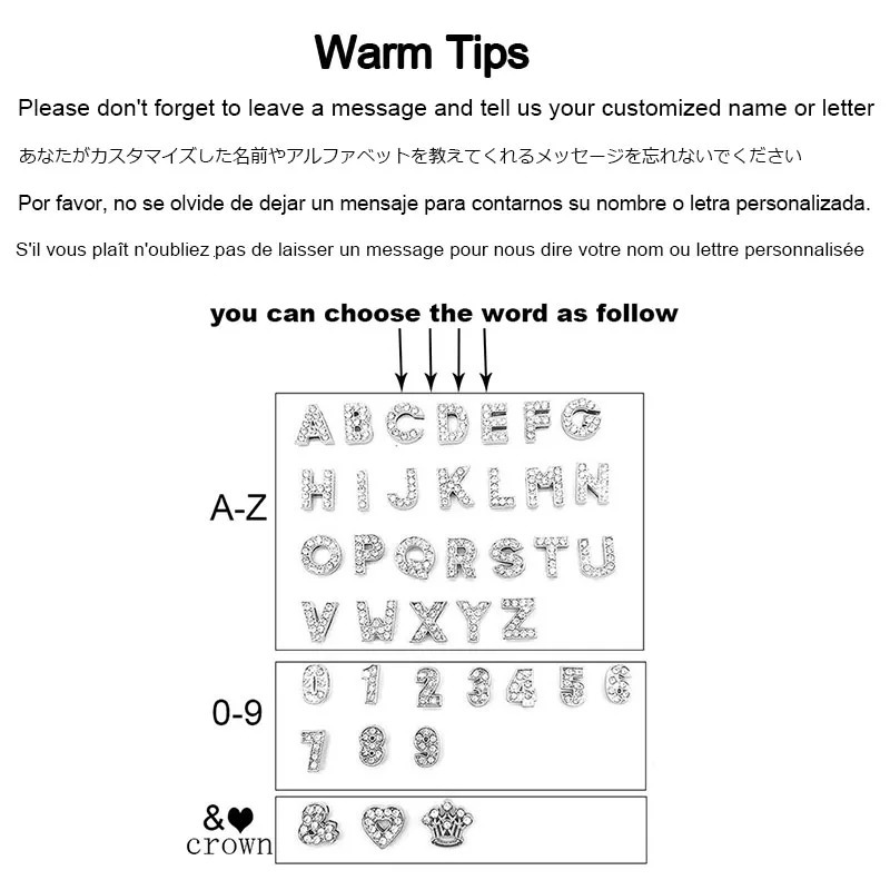 Fashion Leather Personalized Custom Rhinestone Name Letter Numbers Car Keychain Keyring Key Holder Valentine Love Gift 251230