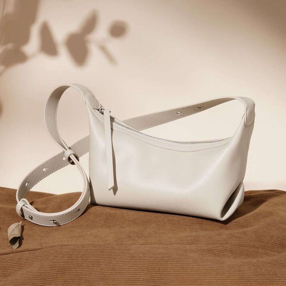 toteBag Shoulder ROSE NOIRE New Style Cowhide Dumpling Niche Design Fashion Versatile Underarm High-end Genuine Leather Shoulder Crossbody Bag