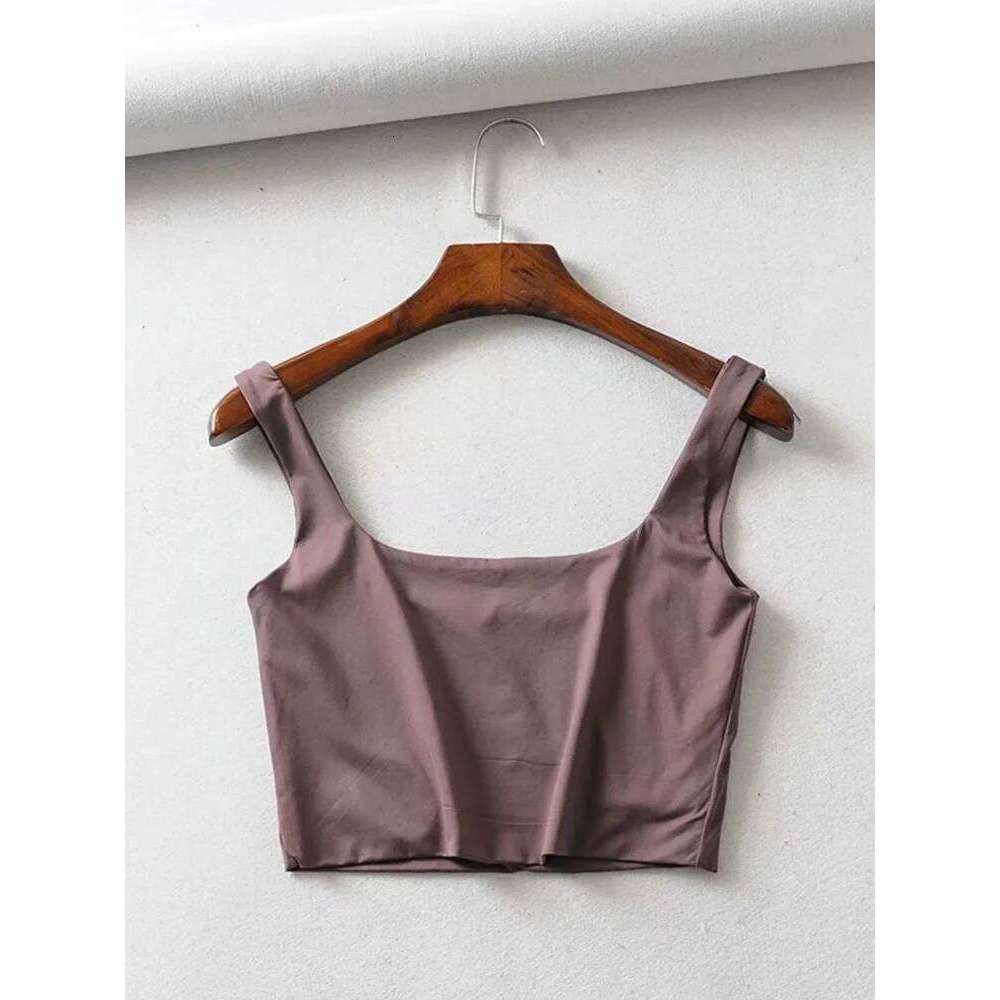 Summer Women Sexy Sleeveless Fashion Short Square Collar Tank Tops 4 Colors