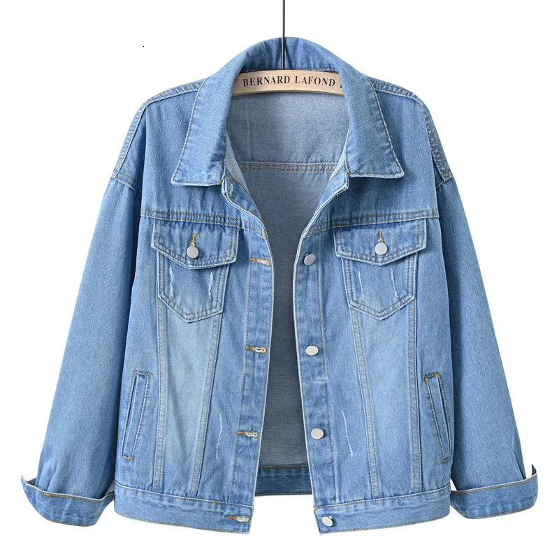 Autumn Denim Coat Women Casual Jacket Pockets Single Breasted Turn Down Collar Outerwear Female Streetwear Vintage Overcoat 251231