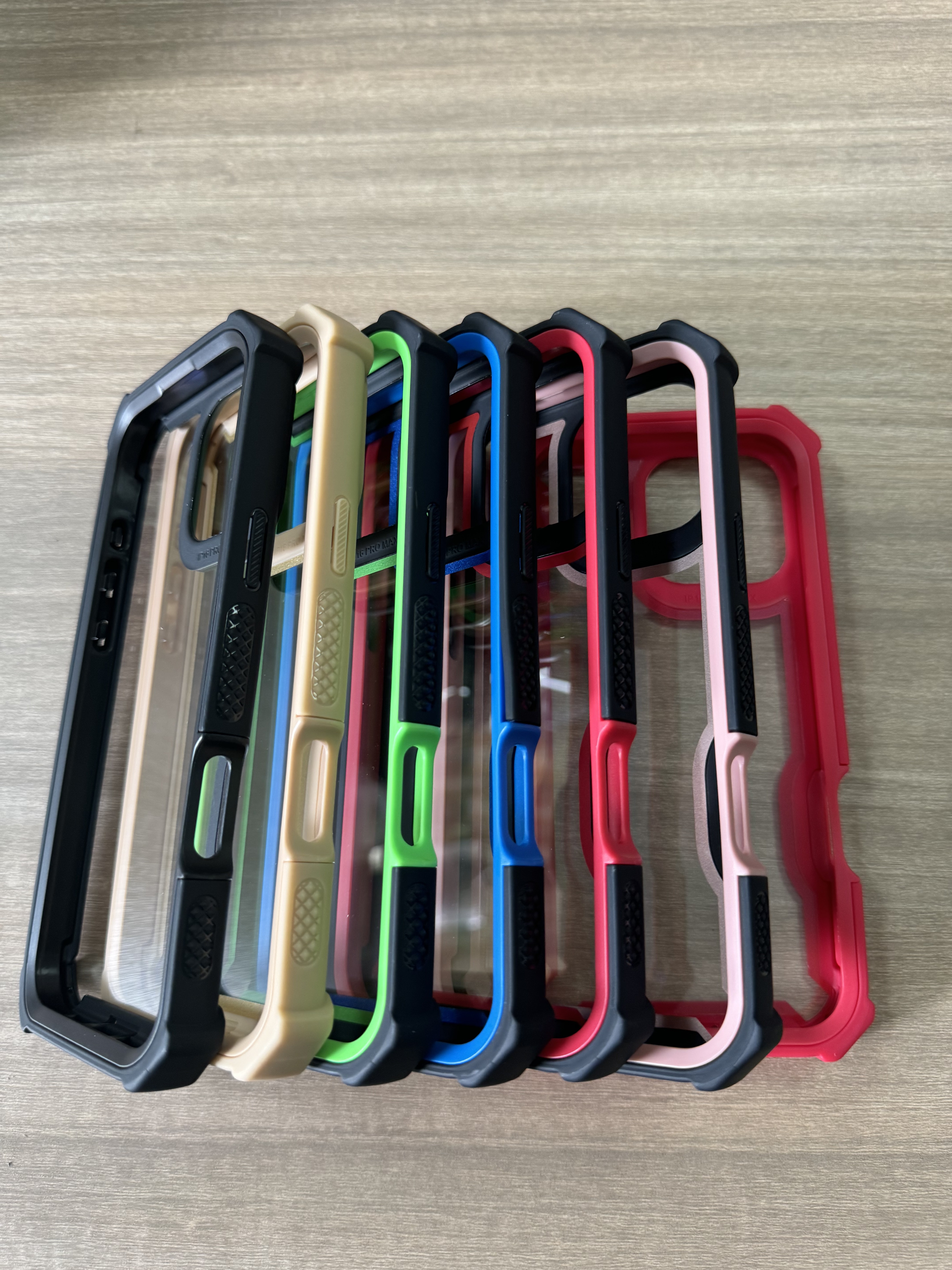 Defender 2 in 1 Anti-drop Transparent Clear Mobile Phone Case Thickness Bumper Cover for iPhone 17 16 PRO 15 14 PLUS