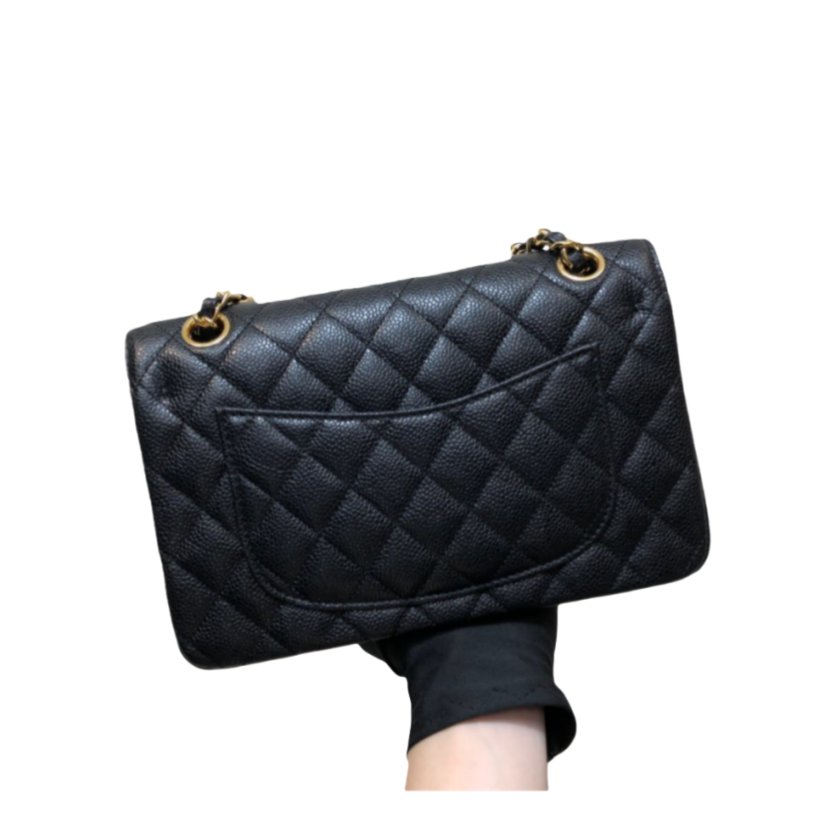 5A Top quality Mirror designer woman bag Tote handbag genuine leather caviar leather checkers chains 23cm luxury classic