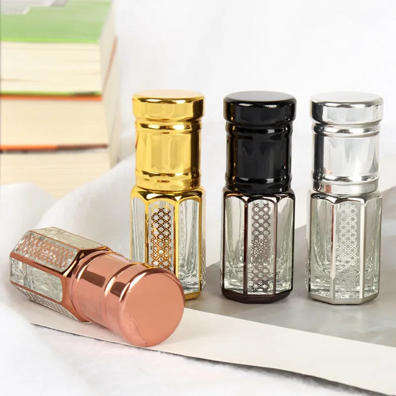 10/30/50pcs Crystal Glass Essential Oil Bottle Attar Oil Bottle Perfume Bottle With Glass Drop Stick/Roller Ball 251230