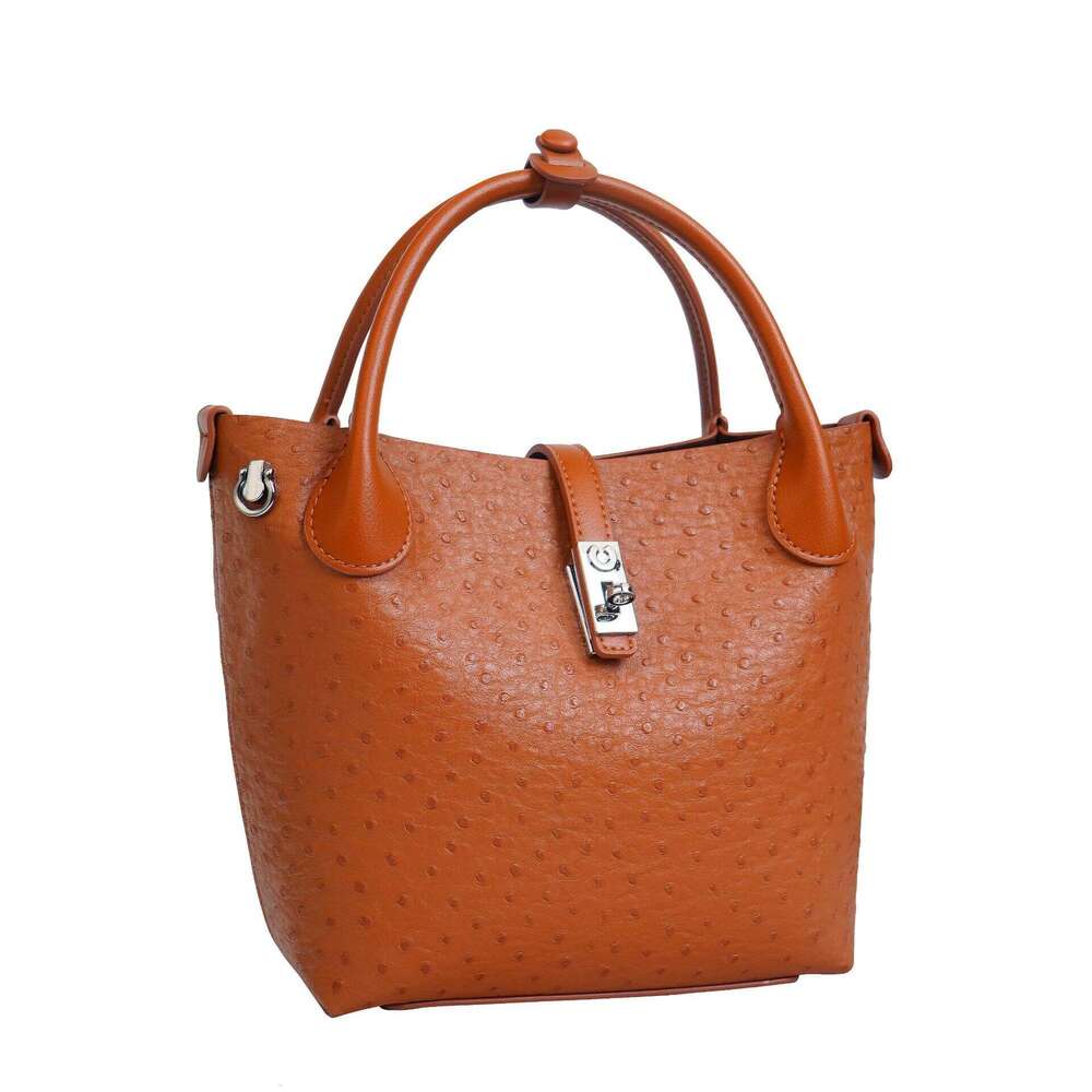 Totebag Shoulder ROSE NOIRE Autumn Winter Fashion Personality Large Capacity Bucket Casual Retro Handheld Basket Commuting Elegant Mother Daughter Bag