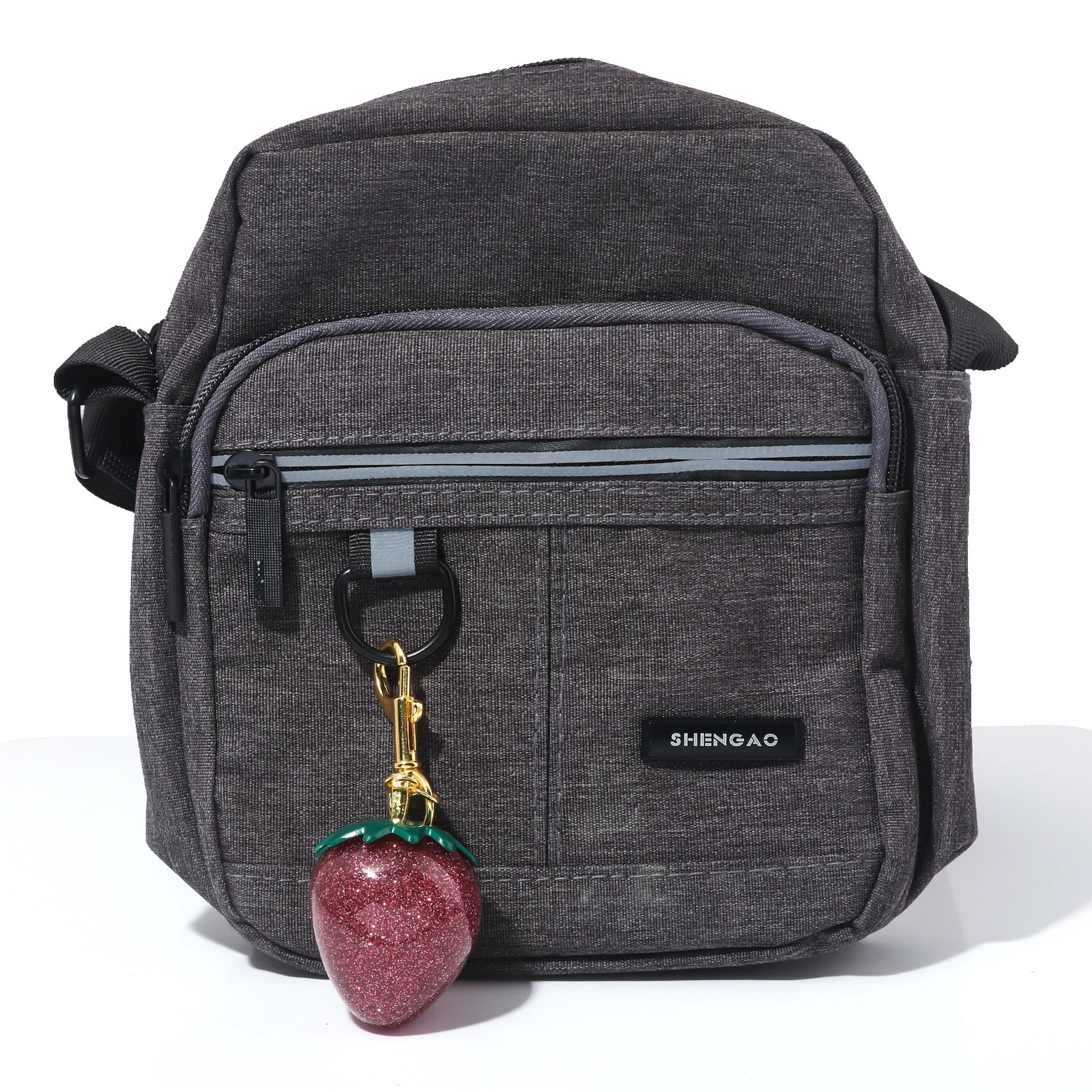 Delicious Crystal Red Pink Cherry Keychain Summer Fruits Cherries Pendant Keyring For Women Men Jewelry Bag Key Accessories Gift 251230