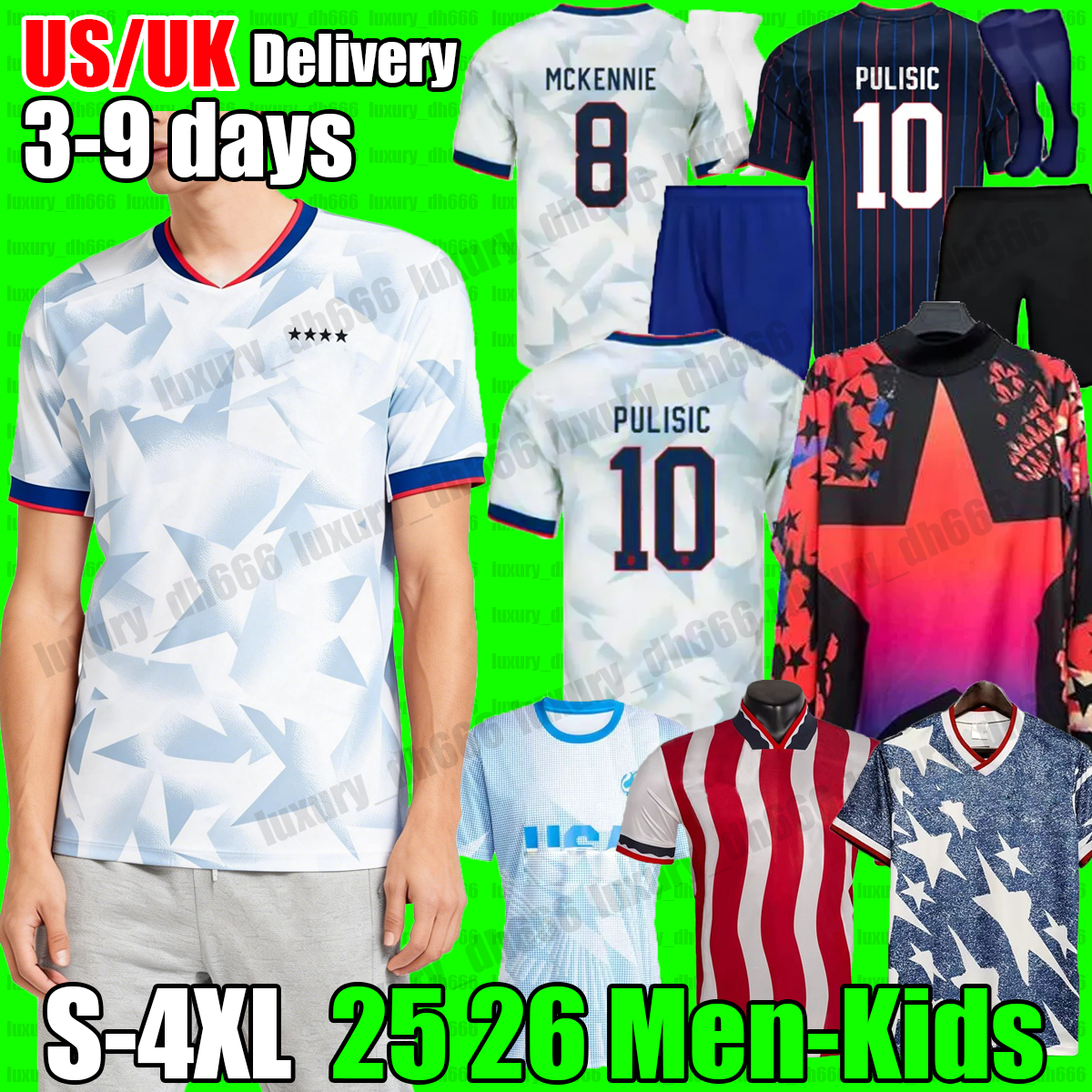 4XL 25 26 PULISIC McKENNIE MORGAN BALOGUN ADAMS USAS world cup 2026 Football Shirt America retro 1994 United States Soccer Jerseys long sleeve goalkeeper men Kids Kit