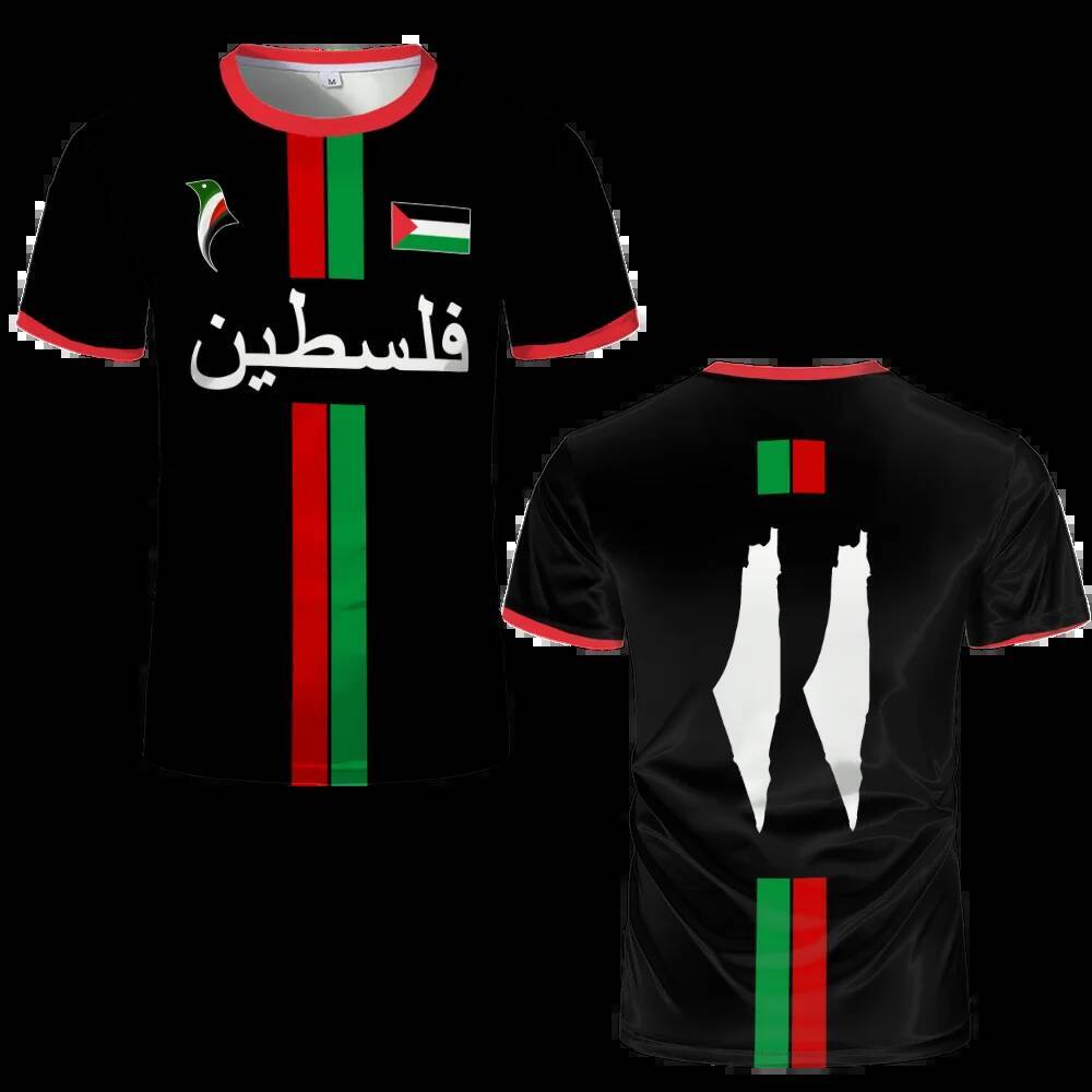 Men's T-shirts New Palestine T-shirts Summer Mens and Women Palestinian Jersey Gaza Kids Tees Gifts Wholesale Unisex t Shirt 8wuz