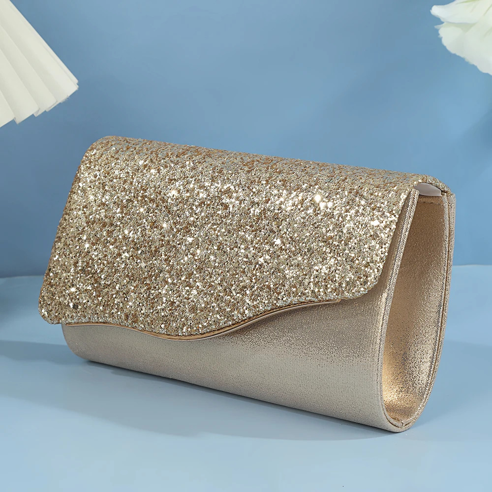 Stylish Monochromatic Handbag for Ladies Evening Dress Bag Metal Strip Embellished Ladies Storage Bag Metal Chain Satchel Bag 251231