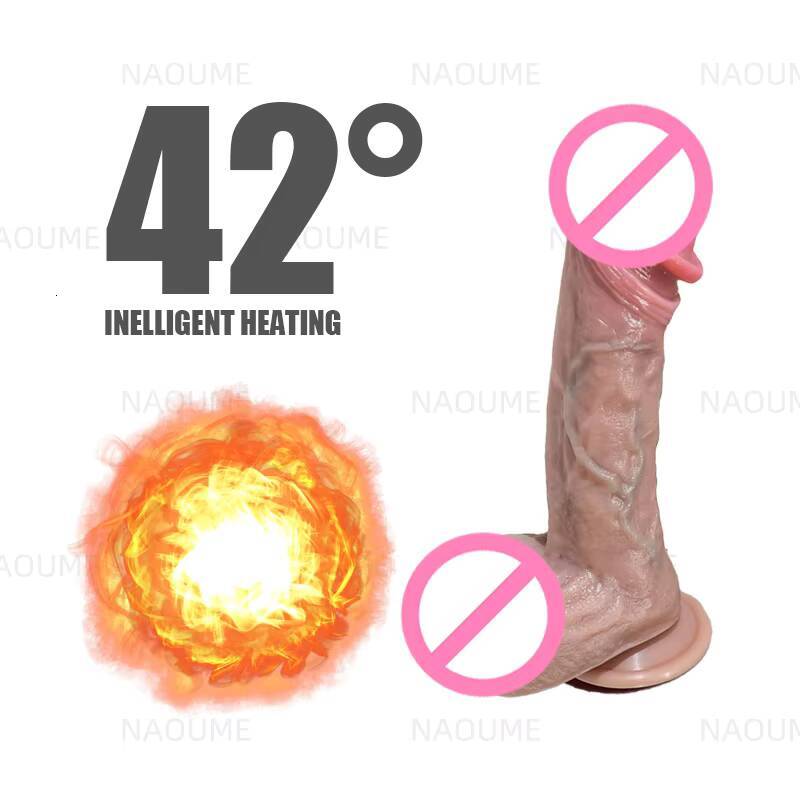 Liquid Silicone Dildo Vibrator for Women Penis Artificial Telescopic Heating Sex Toys Wireless Remote Control Dildos for Women